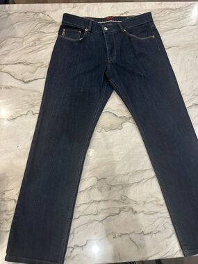 BRAX Men’s Straight Jeans in Dark Indigo